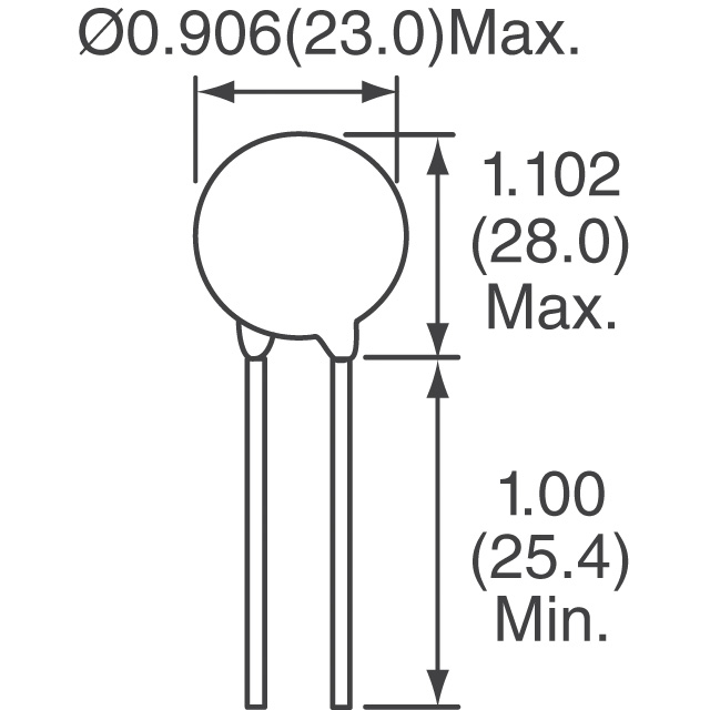 V320LA40CP Littelfuse Inc. TVS - Varistoren MOVs